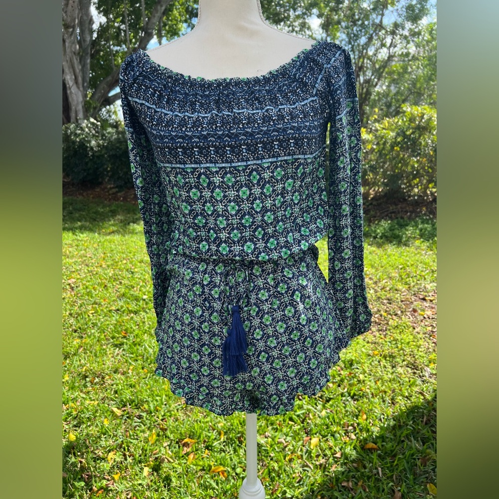 Leshop Blue Green Shorts Rimper Small